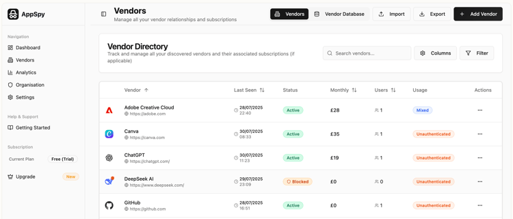 AppSpy - Vendor Directory AppSpy - Vendor Directory